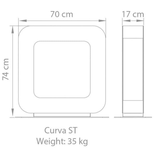 Safretti Curva ST - fekete