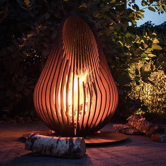 fire pit corten stell dewdrop
