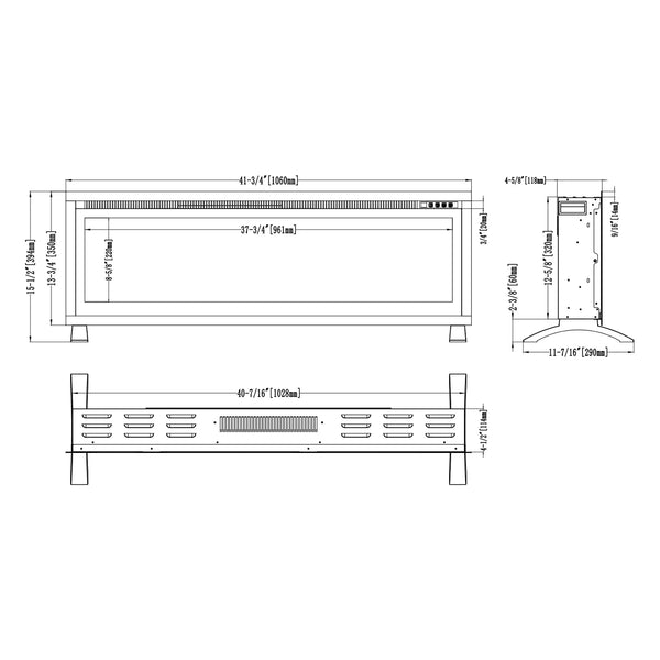 Regal 106 Electric fireplace