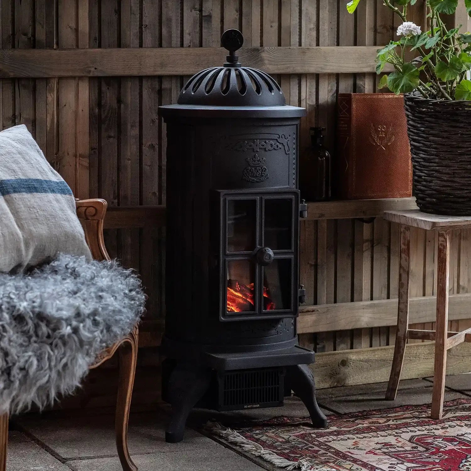Carl cast iron ethanol fire