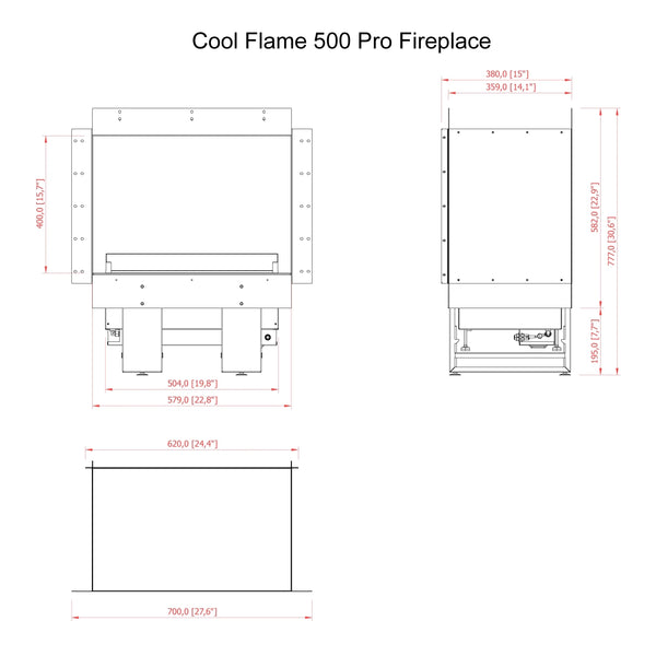 Cool Flame 500 egyoldalú