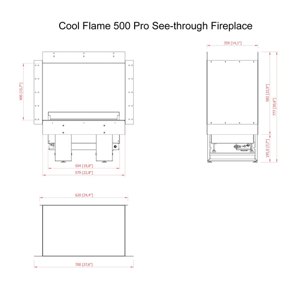 Cool Flame 500 térelválasztó