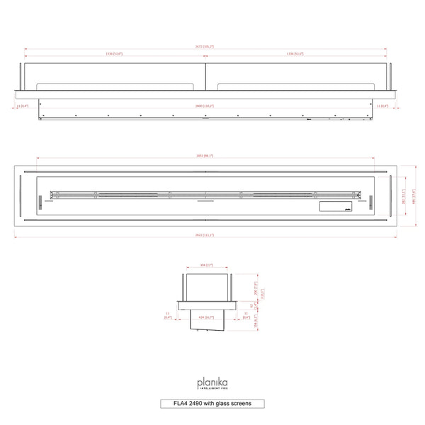 Beépített profil 2490 - FLA4/FLA4+