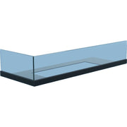 Üveg sarok bio tűzhöz - 60 cm balos
