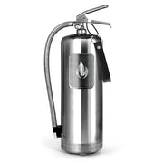 Steel Fire Extinguisher 6 kg - Polished Steel