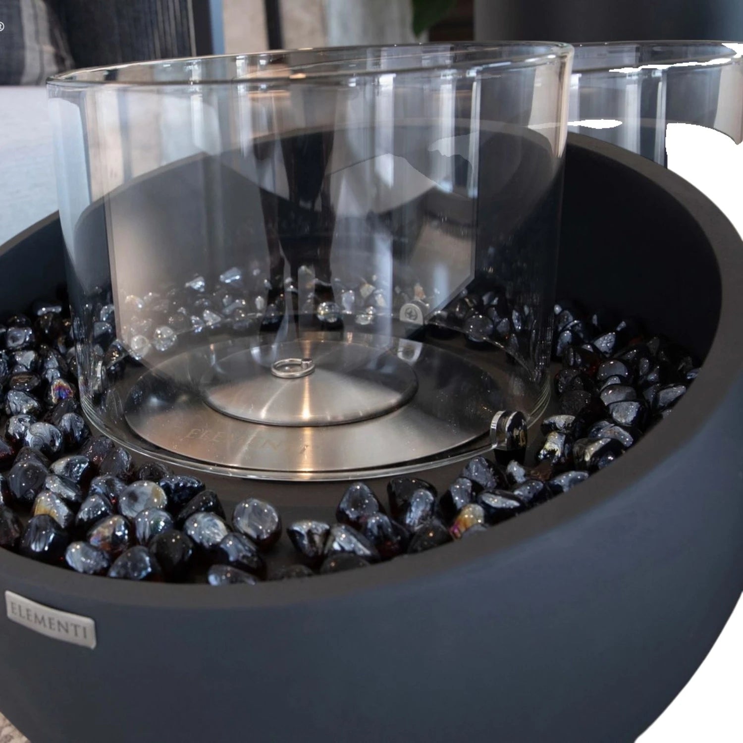 FIRENZE Bioethanol Bowl S – Slate Black