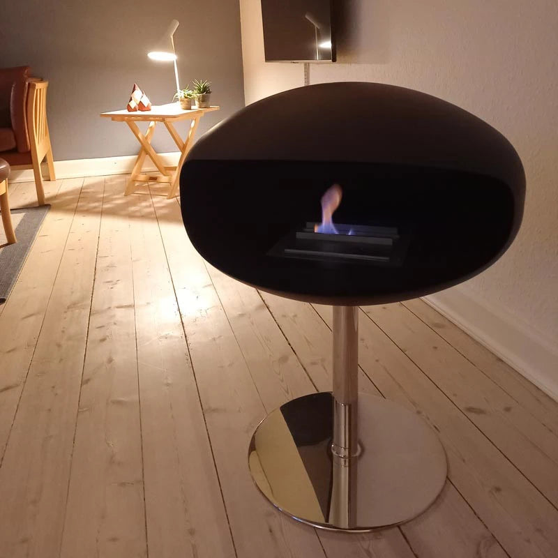 Cocoon Pedestal - matt fekete acél talppal