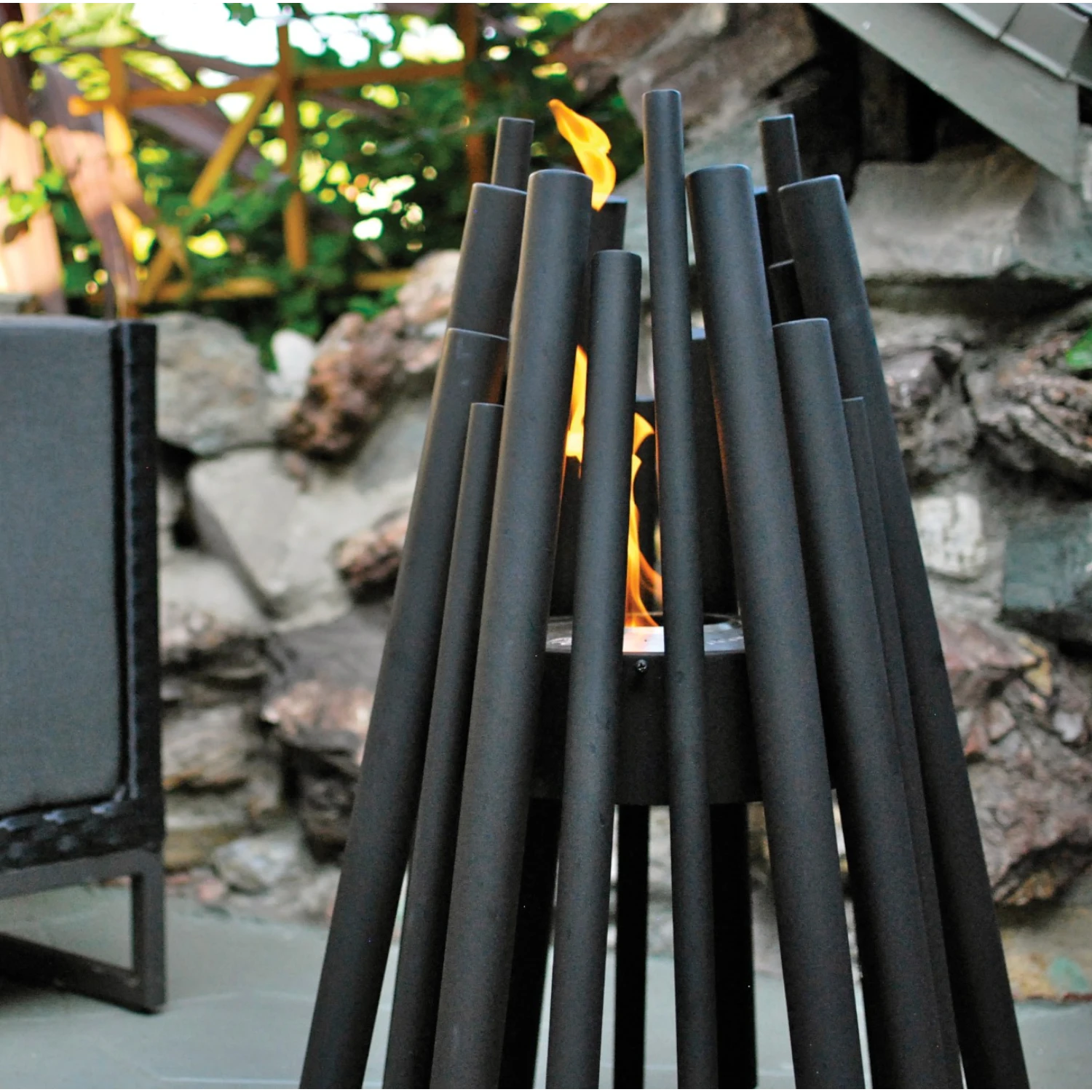 Stix Outdoor - fekete bioetanol kandalló kültérre