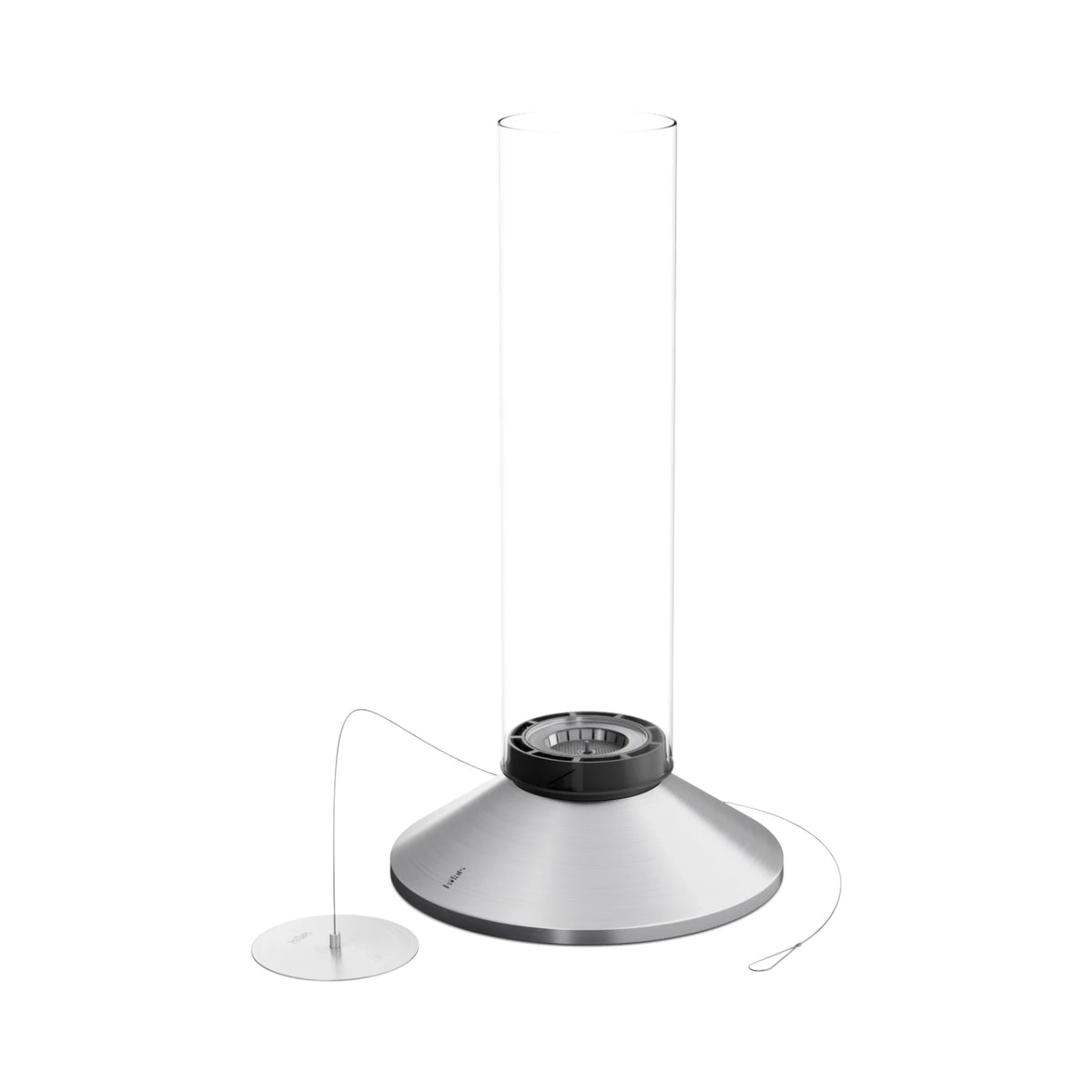 SPIN X 900 asztali kandalló - ezüst