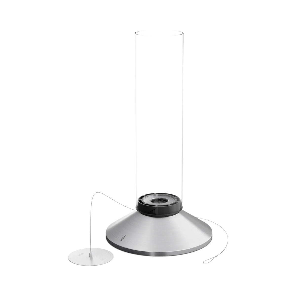 SPIN X 900 asztali kandalló - ezüst