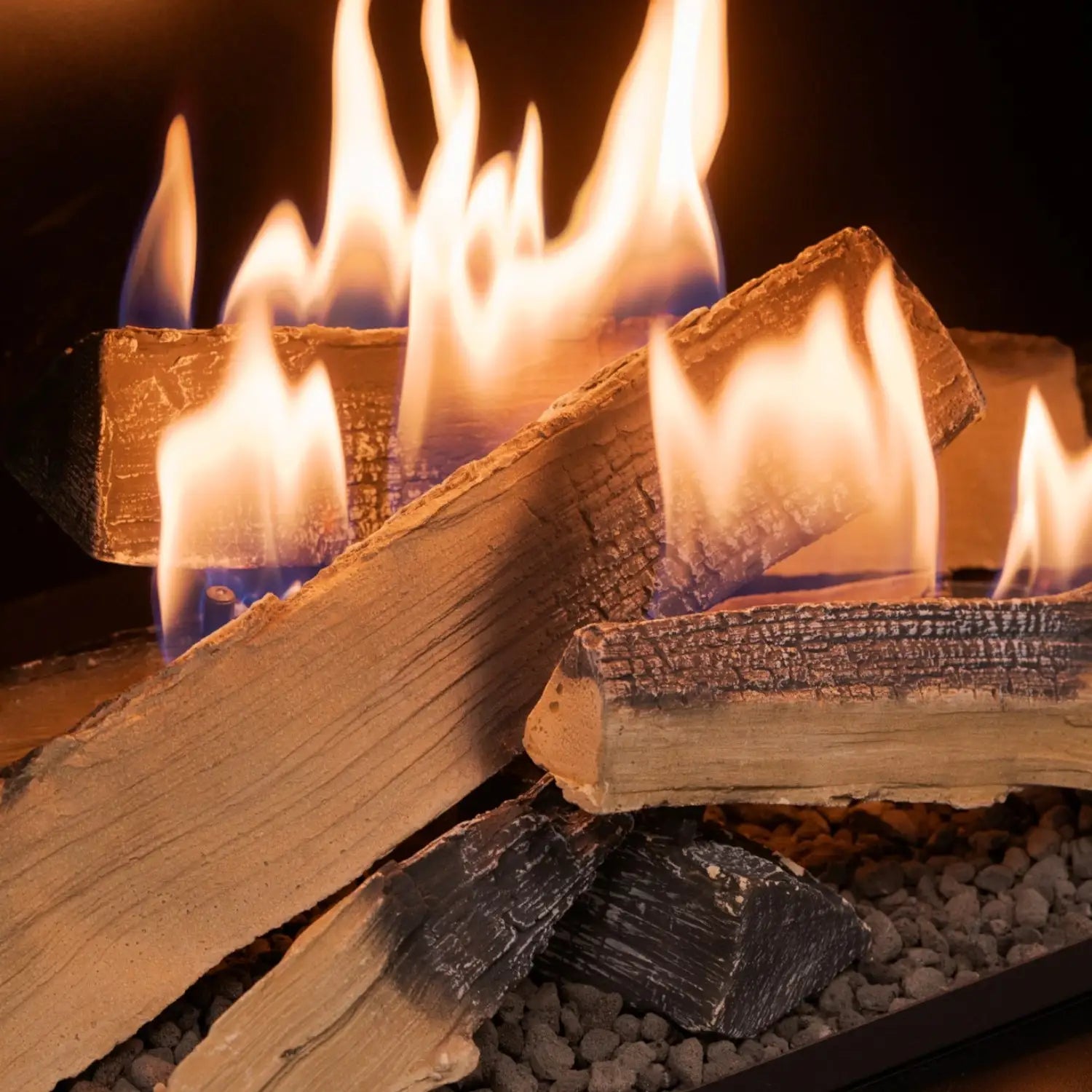 Flogs Box 800 Left Corner (Flue Connection) - Bioethanol Fireplace