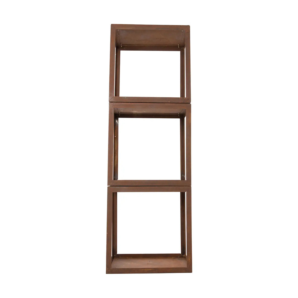 Tűzifa tároló doboz corten acélból – 50 cm