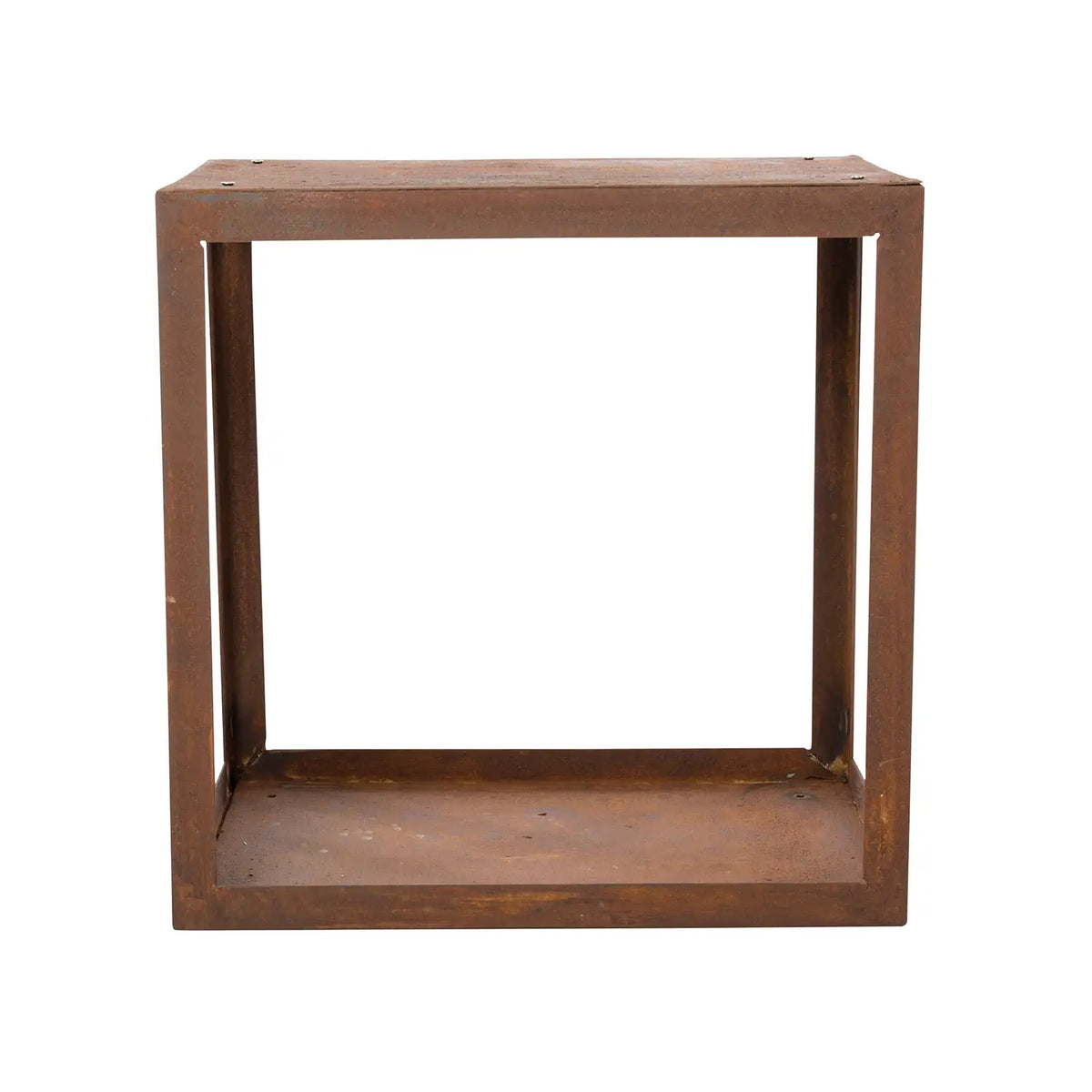 Tűzifa tároló doboz corten acélból – 50 cm