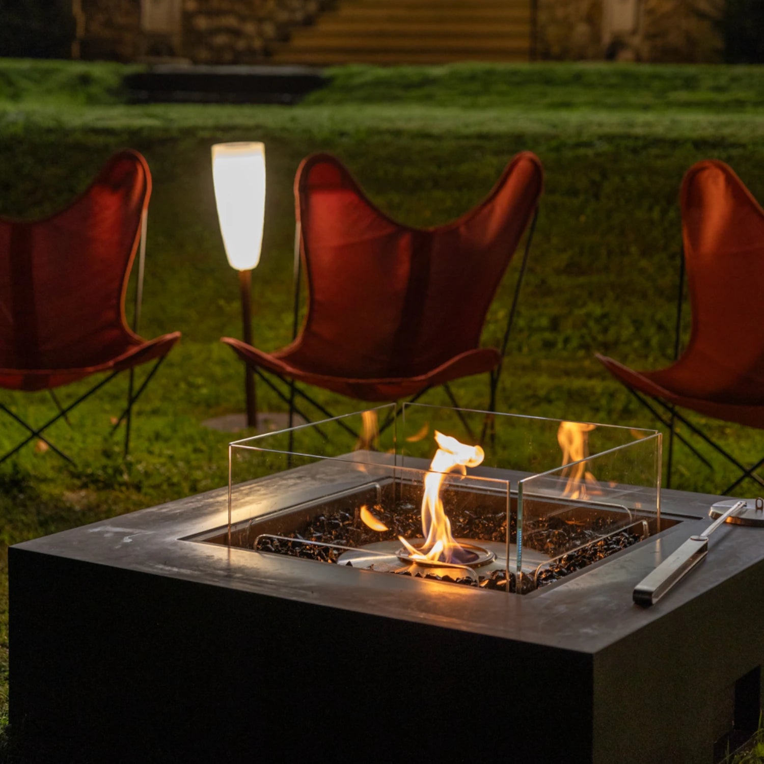 Base 40 - Graphite Bioethanol Fire Pit