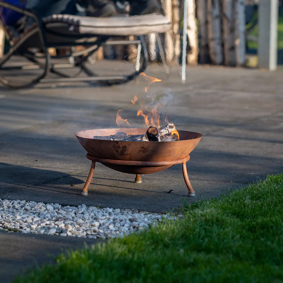 Tulsa corten acél tűzrakóhely – RedFire