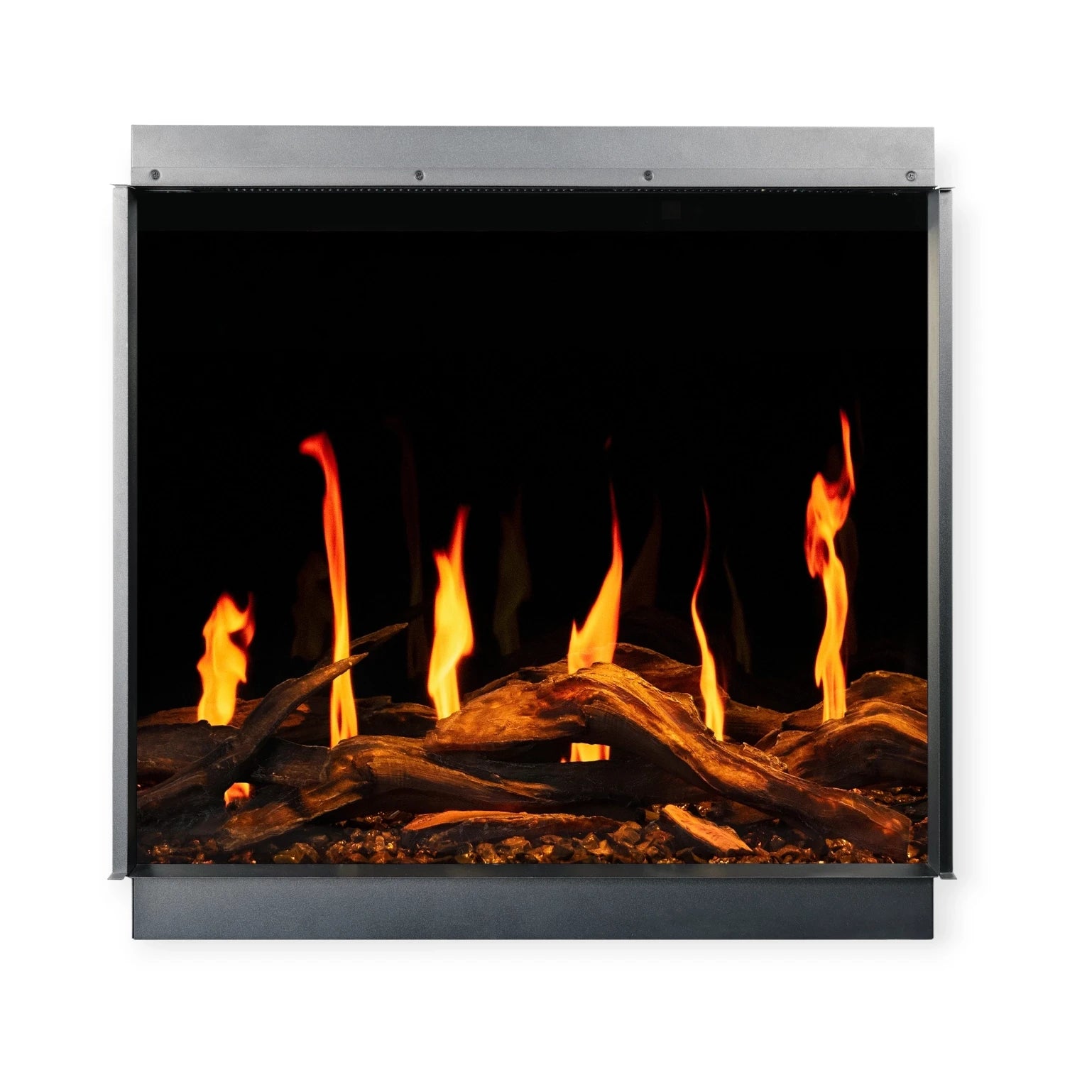 Gold 74 cm - Built-In Electric Fireplace