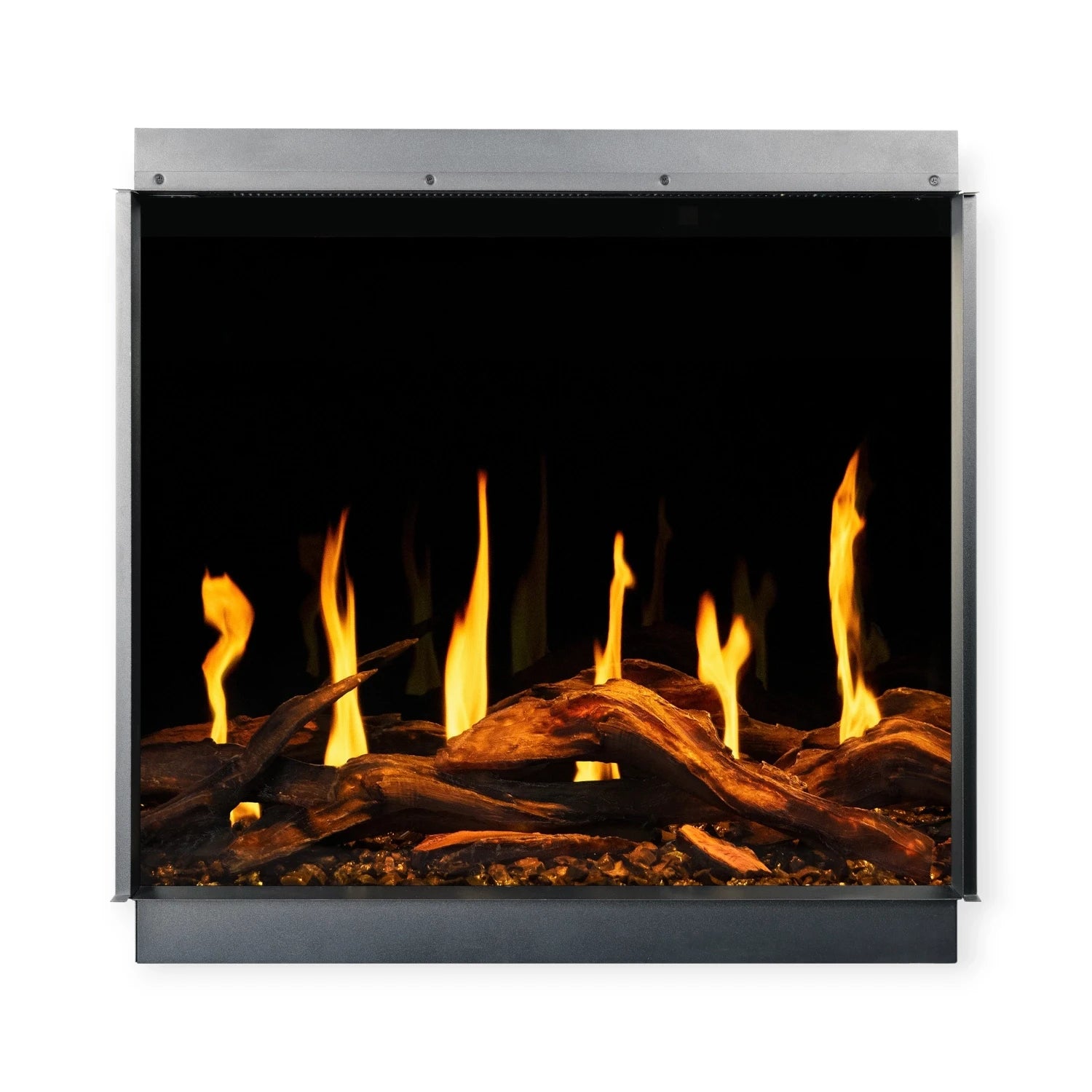 Gold 74 cm - Built-In Electric Fireplace