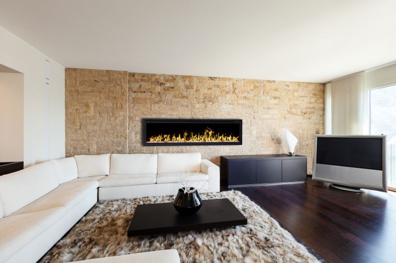 Royal elektromos kandalló 60" - 152 cm falra szerelhető kandalló