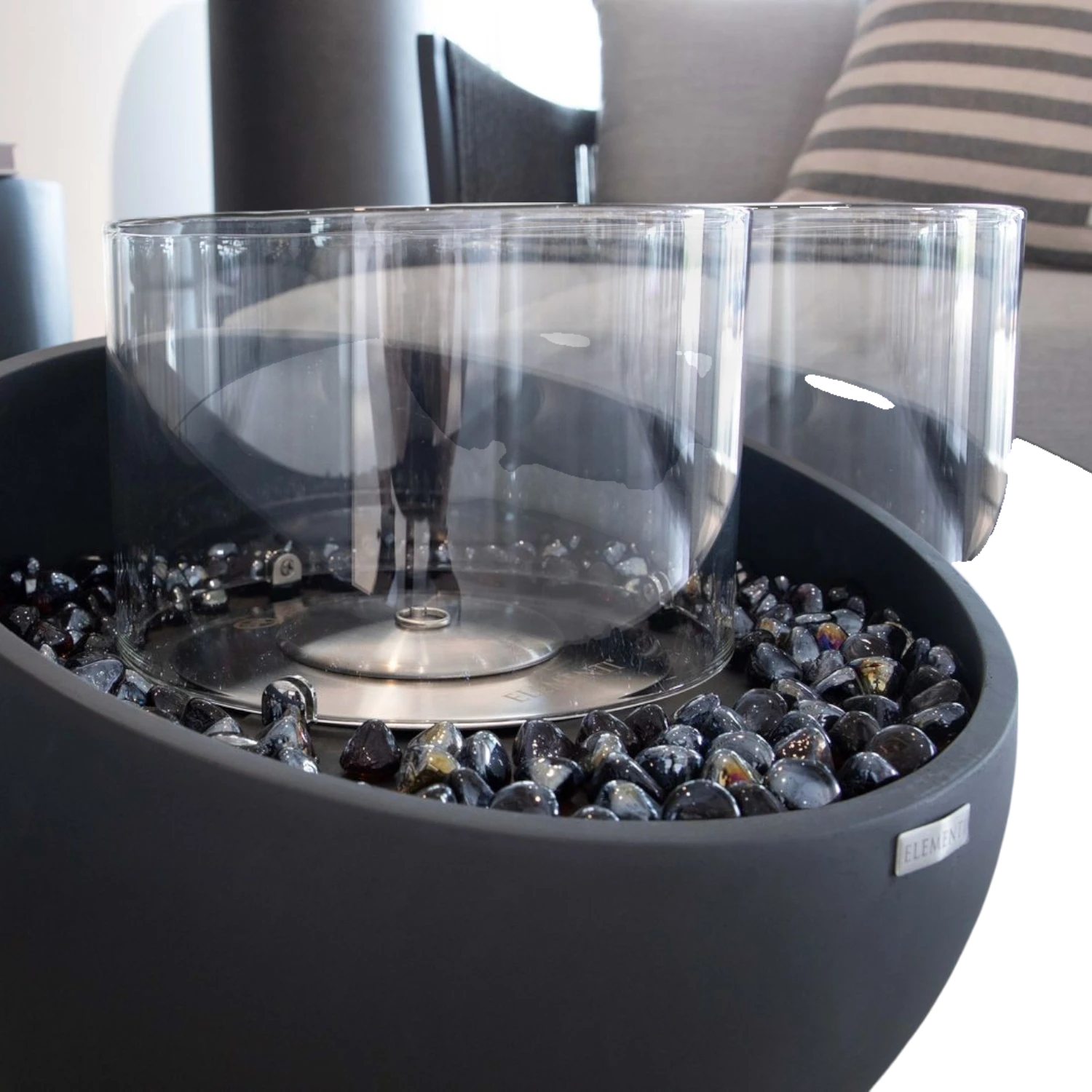 FIRENZE Bioethanol Bowl S – Slate Black