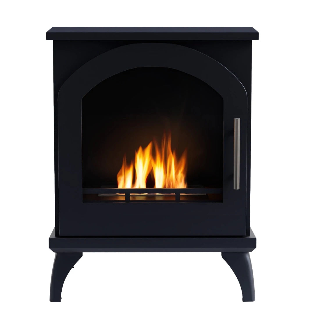 Austin - Black Freestanding Bioethanol Stove