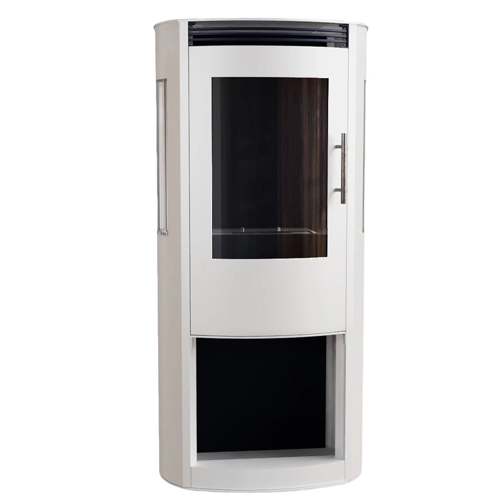 Lincoln - Bioethanol Wood-burning stove - White