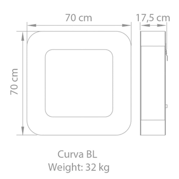Safretti Curva BL - Fekete
