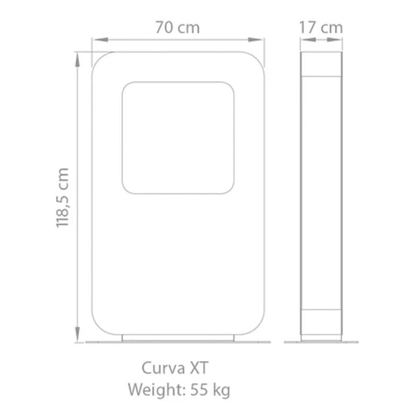 Safretti Curva XT - fekete