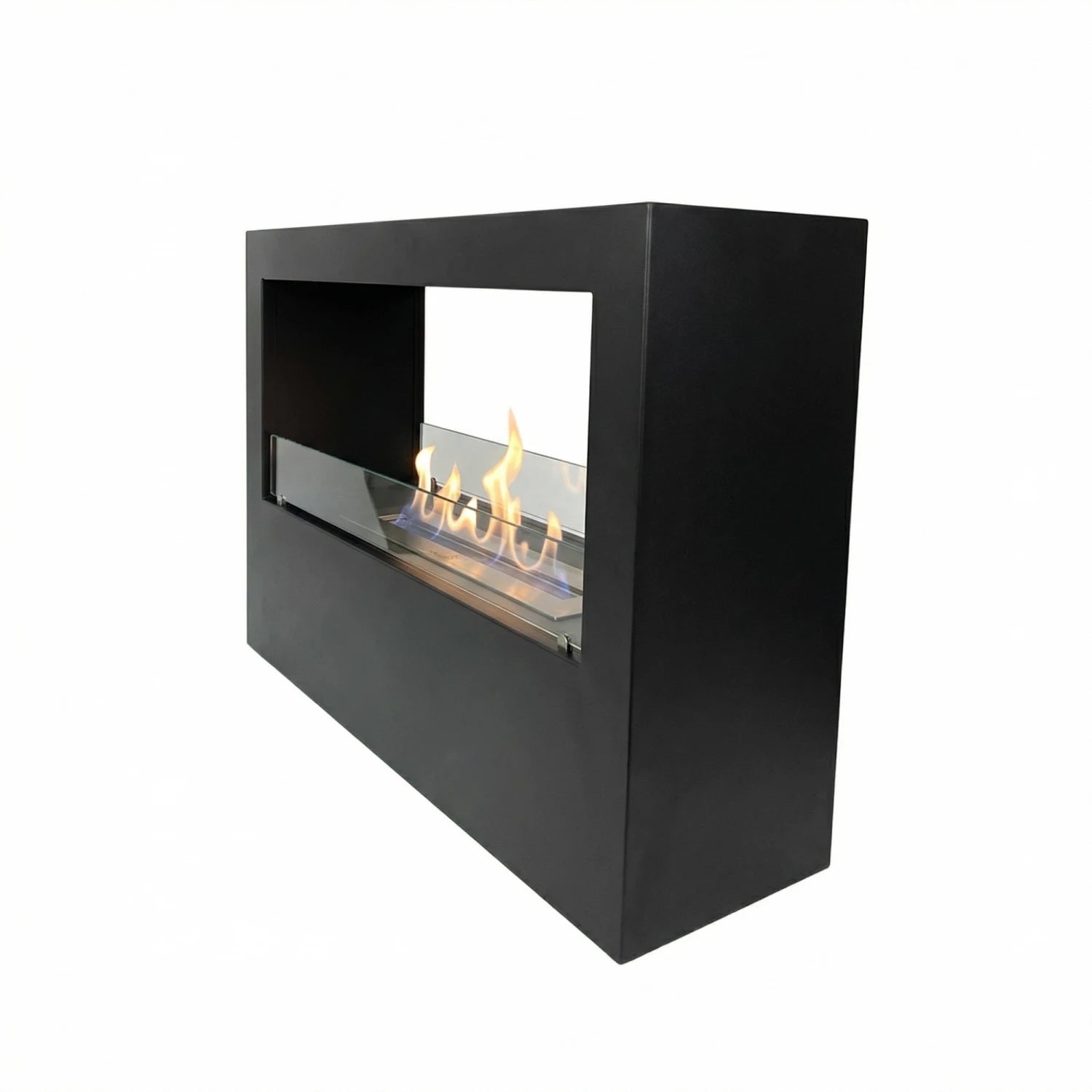 Lansing L - Black Freestanding Bioethanol Fireplace