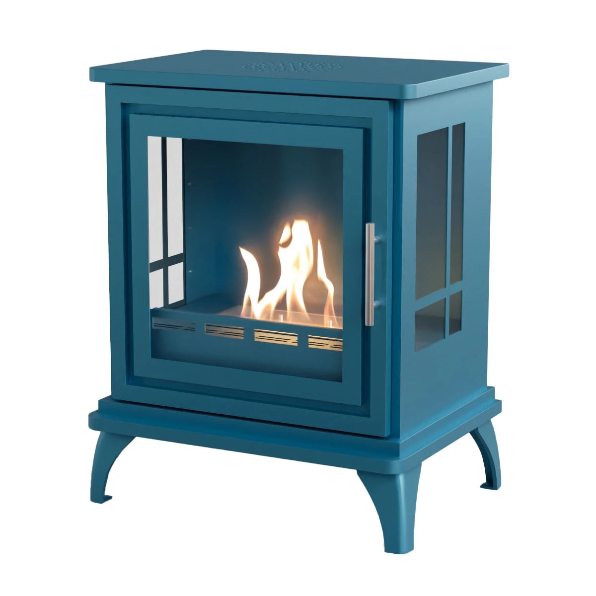 Nashville – Blue Freestanding Bioethanol Stove