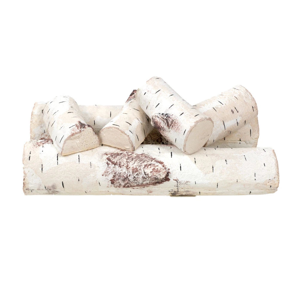 Birch Wood Decoration - 6 pcs