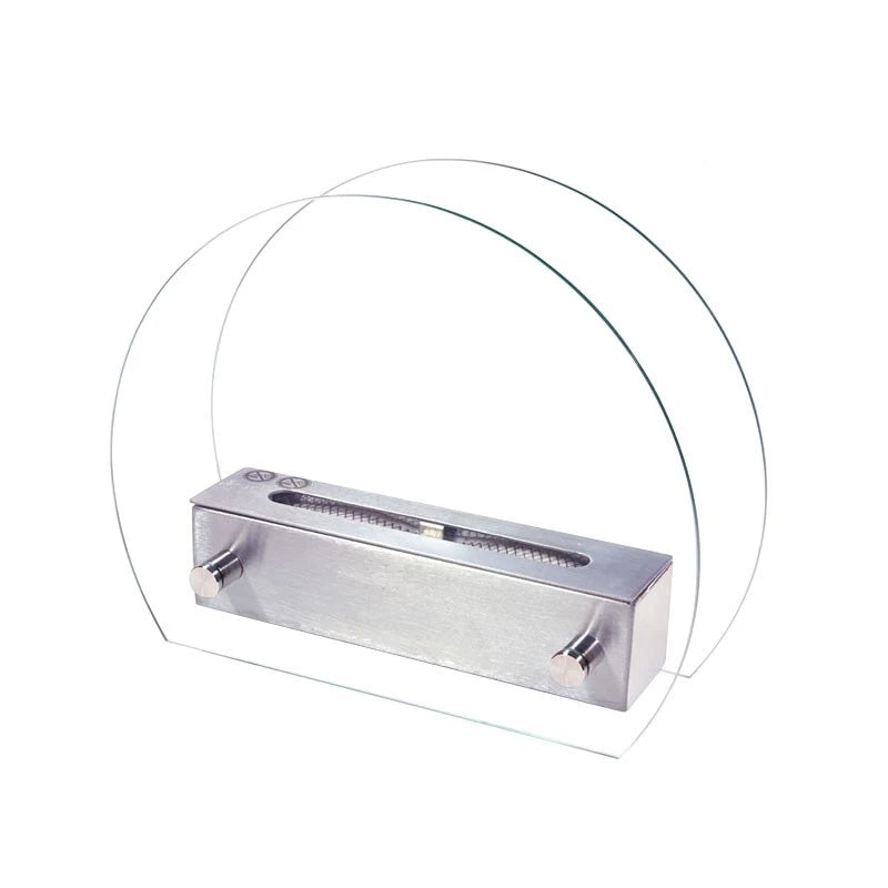 Circular Table Bio Fireplace - Steel