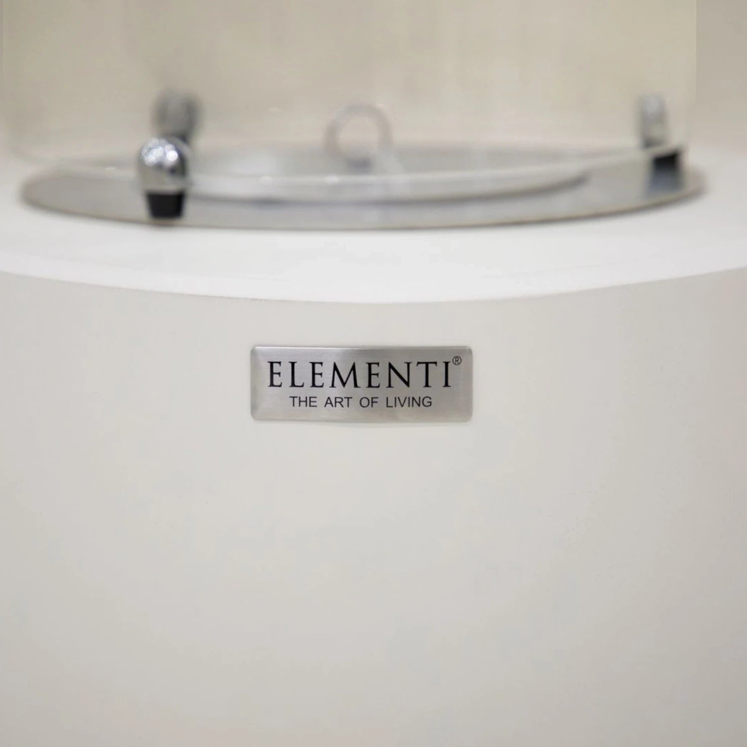 FIRENZE bioetanol tűztál – krémfehér