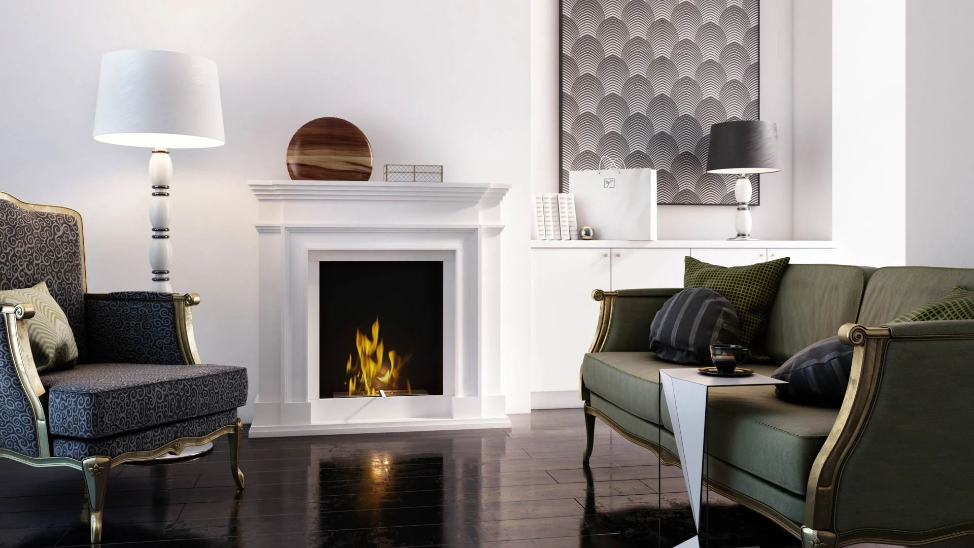 Coalvilla - Freestanding Bioethanol Fireplace