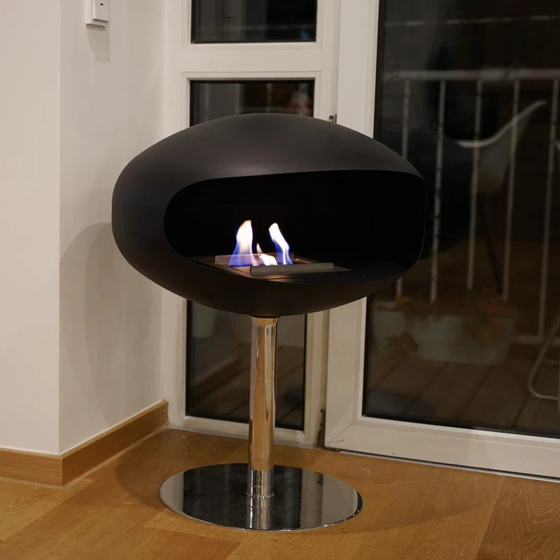 Cocoon Pedestal - matt fekete acél talppal