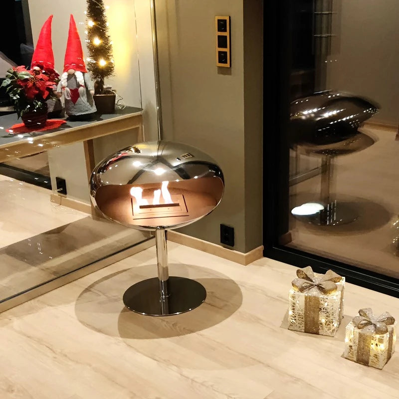 Cocoon Pedestal – polírozott acél