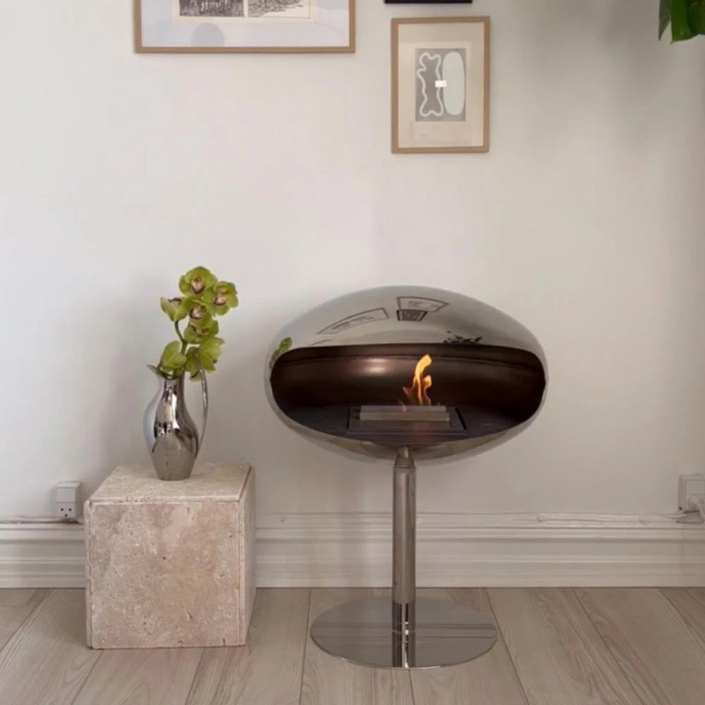 Cocoon Pedestal – polírozott acél