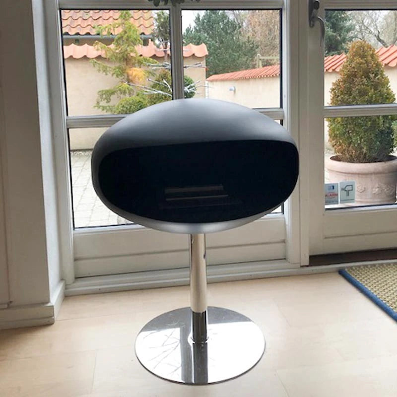Cocoon Pedestal - matt fekete acél talppal