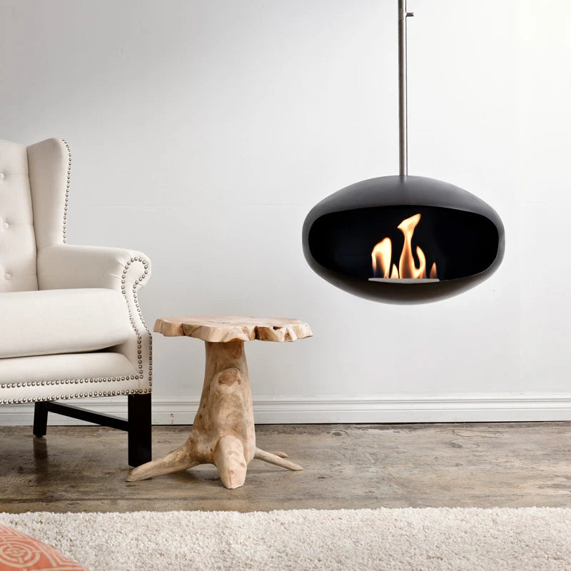 Modern, függesztett Cocoon kandalló