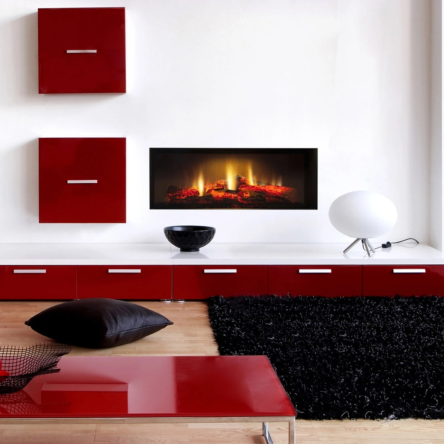 Opti-V Single - 1-sided built-in fireplace without heat