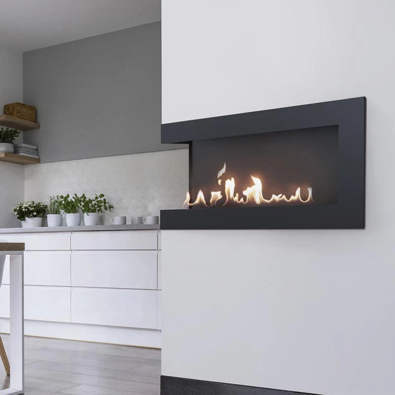Corner Bio Fireplace 90 cm (Right)