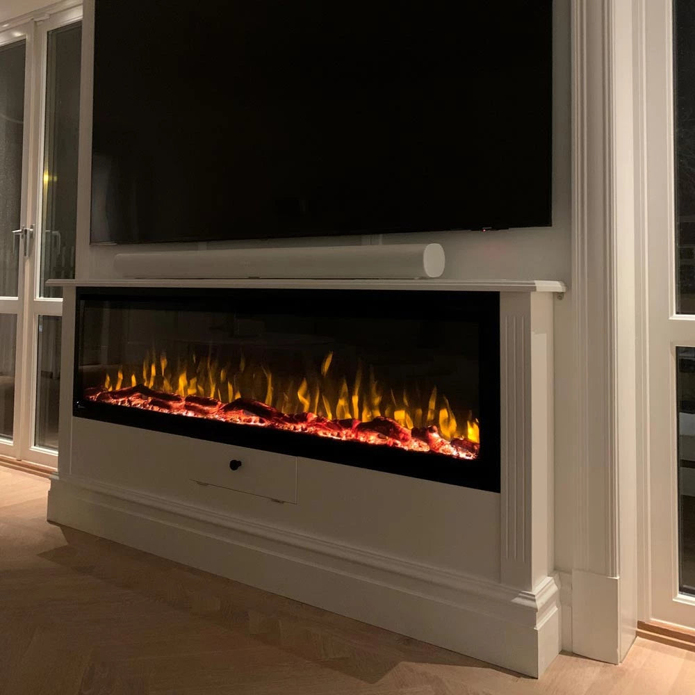 black electric fire