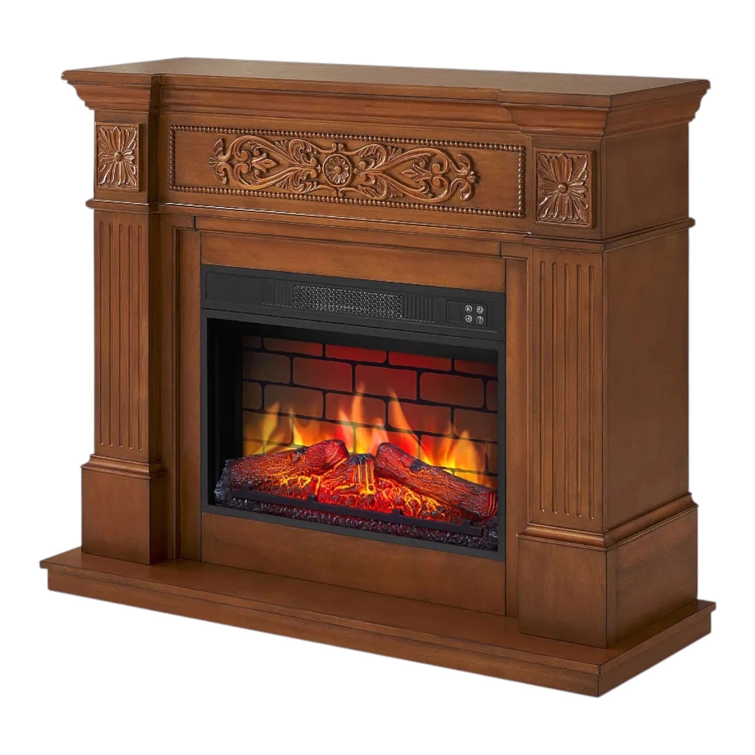 Toscana Electric Fireplace Suite - Oak