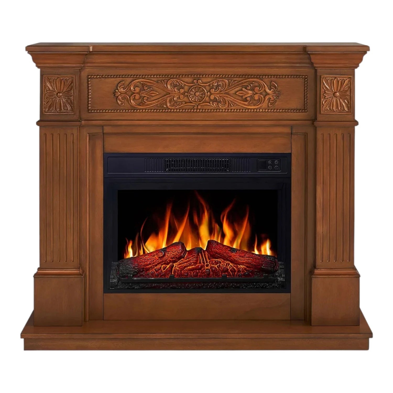 Toscana Electric Fireplace Suite - Oak