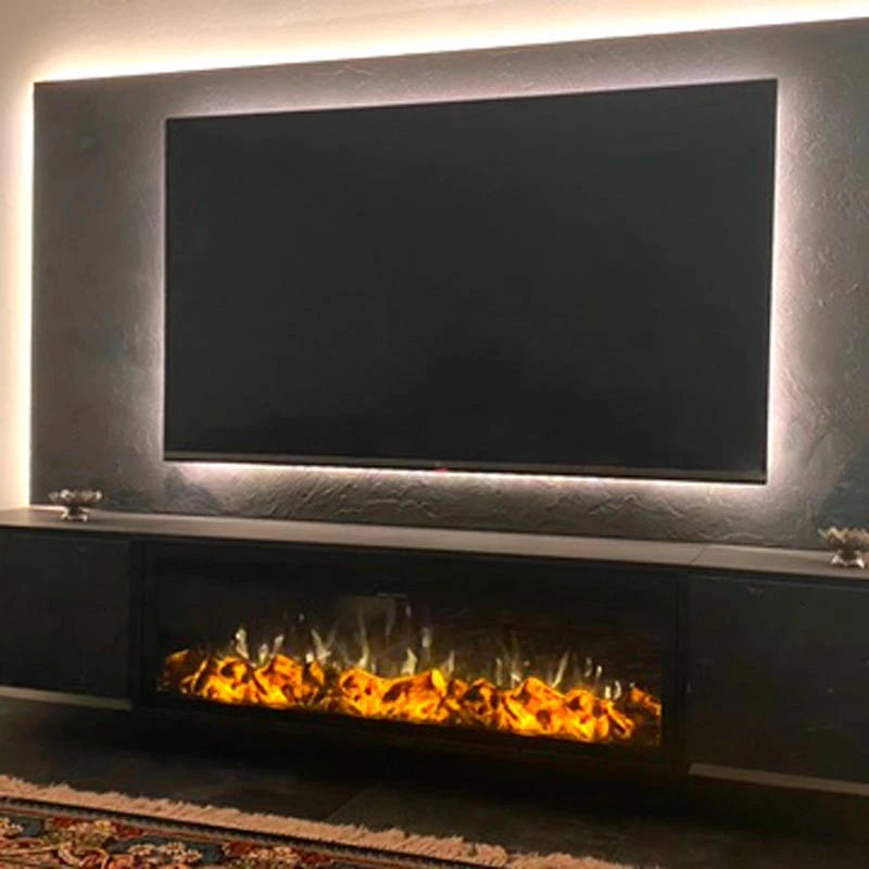 LED Classic beépíthető elektromos kandalló – 129 cm