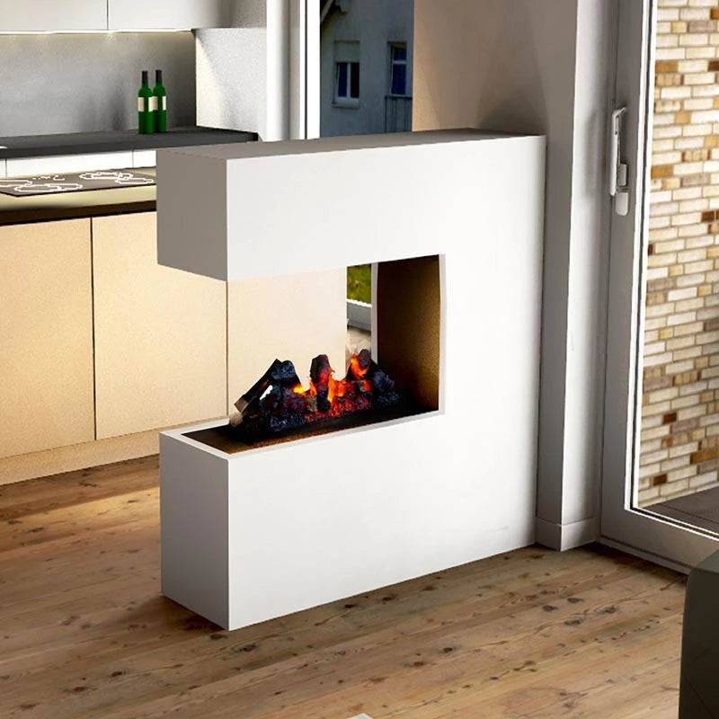 Schiller White - OMC 600 | Freestanding Water Vapour Fireplace