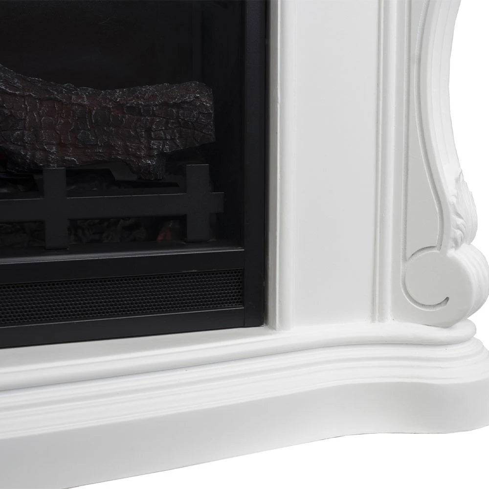 Lex Electric Fireplace - White