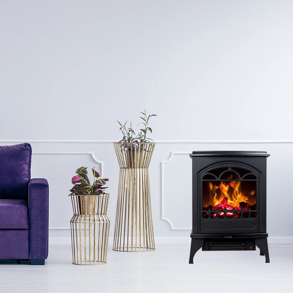 Hoover Electric Fireplace - Black