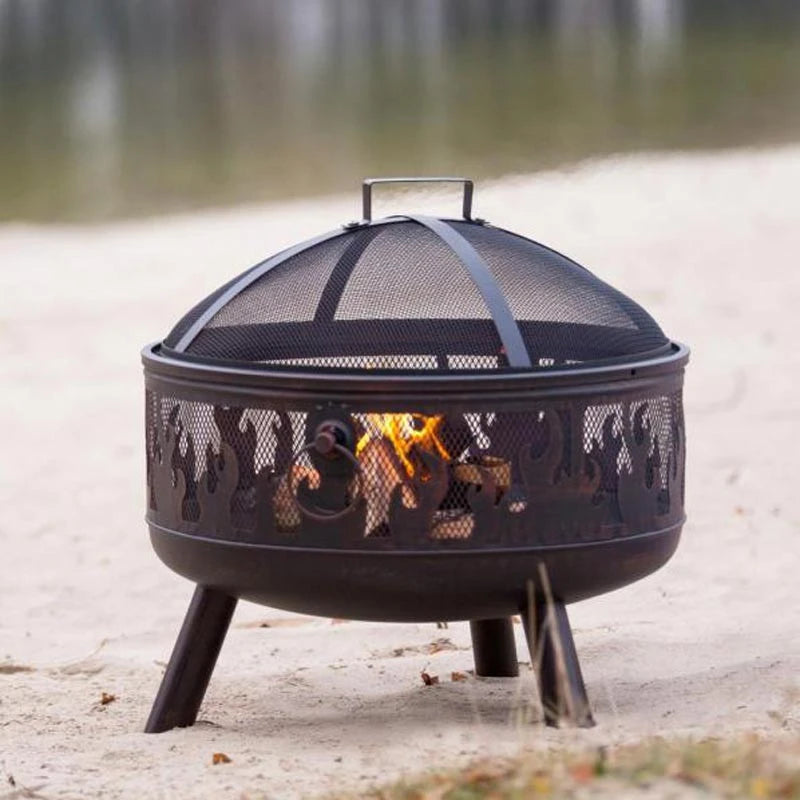 lid outdoor fireplace