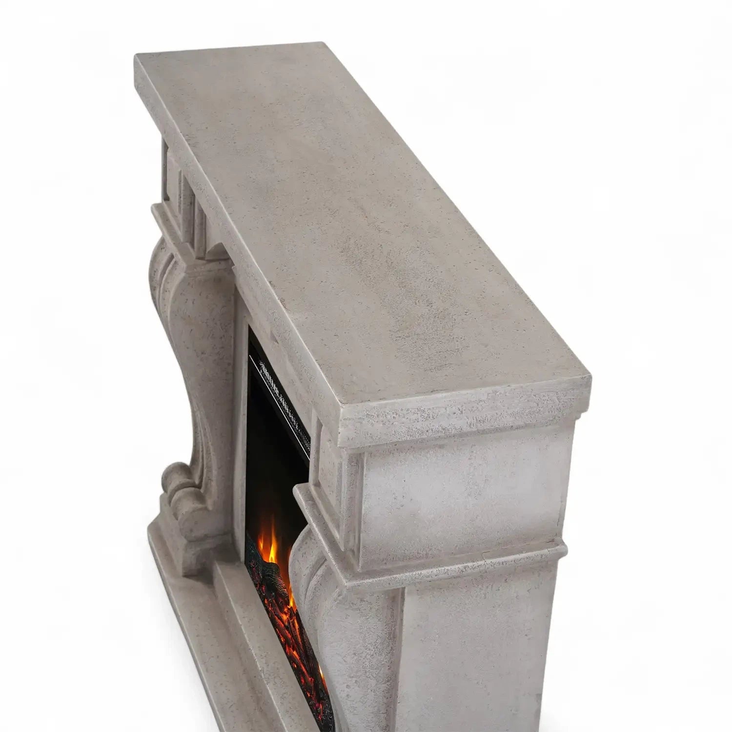 Logi - Electric Fireplace in Polystone