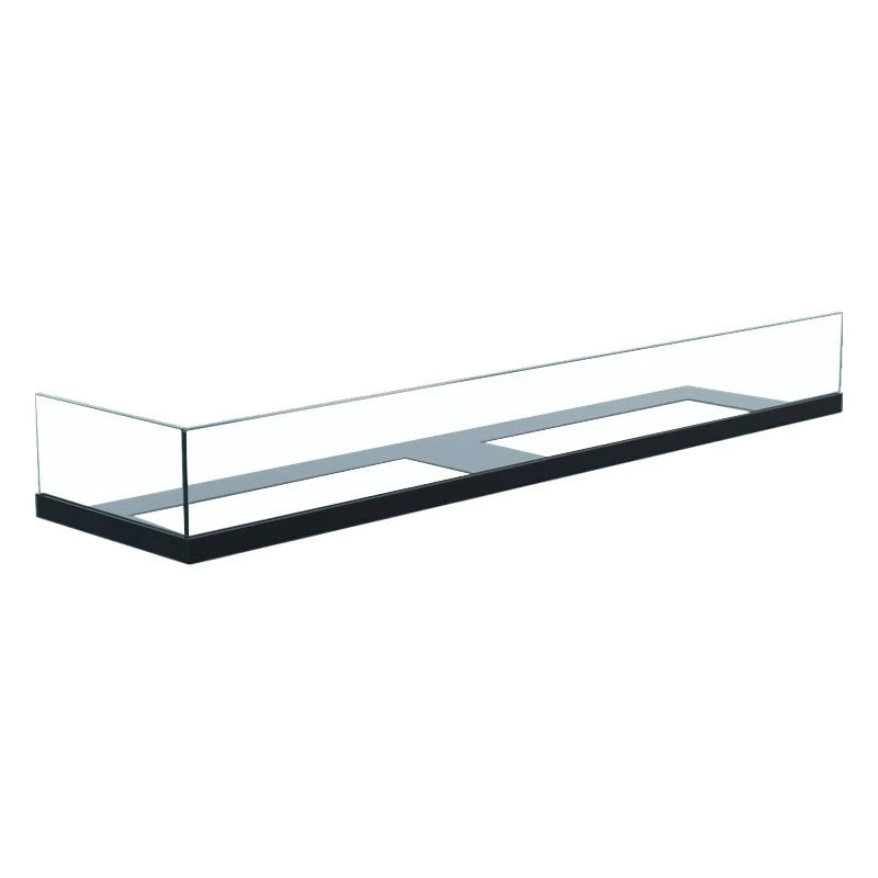 Üveg sarok bio kandallóhoz - 90 cm balos